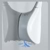 KIZQYN Toilet Brush Toilet Brush Toilet Wash Set Toilet Home Wall-Mounted Creative Cleaning Brush Silicone Brush Set with Protective Drain Cover Toilet Cleaner Brush (Color : 1) view 4