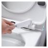 KIZQYN Toilet Brush Bathroom Toilet Brush Household Silicone Toilet Brush Toilet Brush Wall-Mounted Cleaning Kit Toilet Cleaner Brush (Color : Gold) view 3