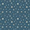 Beautiful Starry Winter Solstice Gift Wrap Thick Celestial Christmas Wrapping Paper Faux Foil Party Decoration (12 foot x 30 inch roll) view 1