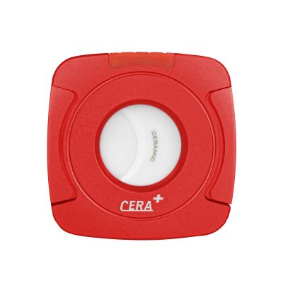 CERA+ Ceramic Cigar Cutter, Extremely Sharp Double Ceramic Cut Blades,No Metal Smell, Compact Cutter with Guillotine Design, Lifetime Use W/O Dull, Gift Box Included, Perfect Choice for Cigar Lovers