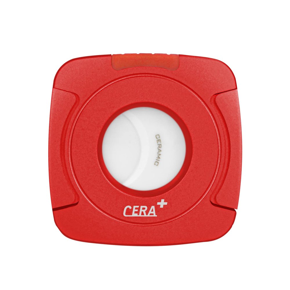CERA+ Ceramic Cigar Cutter, Extremely Sharp Double Ceramic Cut Blades,No Metal Smell, Compact Cutter with Guillotine Design, Lifetime Use W/O Dull, Gift Box Included, Perfect Choice for Cigar Lovers