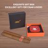 CERA+ Ceramic Cigar Cutter, Extremely Sharp Double Ceramic Cut Blades,No Metal Smell, Compact Cutter with Guillotine Design, Lifetime Use W/O Dull, Gift Box Included, Perfect Choice for Cigar Lovers view 4
