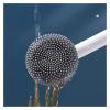 KIZQYN Toilet Brush Bathroom Household No Dead Corner Toilet Brush Toilet Brush Free Punch Wall Hanging Toilet Brush Silicone Toilet Brush Toilet Cleaner Brush (Color : Yellow) view 4