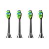 7AM2M AM100/AM105C/AM111 Electric Toothbrush Brush Heads x 4 for 7AM2M Electric Toothbrush ONLY (Black) view 1