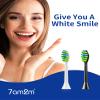 7AM2M AM100/AM105C/AM111 Electric Toothbrush Brush Heads x 4 for 7AM2M Electric Toothbrush ONLY (Black) view 2