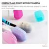 DECHOUS 10pcs Portable Silicone Toothbrush Covers Travel Toothbrush Case for Manual Electric Brushes Lightweight Easy to Carry for Home Camping Travel view 2