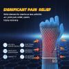 Scrodcat Wrist Compression Sleeves, Brace for Carpal Tunnel & Pain Relief Treatment,Wrist Support Women Men, Breathable Sweat-Absorbing Brace(Pair), Silver Black, S, Pack of 2 view 2