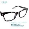 2SeeLife Wide Reading Glasses for Women  Medium-Large Fit, Thick & Sturdy Frame, Spring Hinges, Premium Designer Readers, Gray Leopard, +2.00 view 2