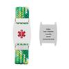 BAIYI HOPE Customized Stainless Steel Medical Alert ID Bracelet for Women and Men, Personalized Nylon Braided Stretch Medical Emergency Identification Bracelet for Seniors 6-8" Adjustable view 1