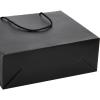 Lyellfe 30 Pack Black Gift Bags, Heavy Duty Kraft Paper Bag with Handle, Luxury Waterproof Shopping Bag, Retail Merchandise Bags for Birthday, Wedding, Christmas, S, M, L view 3