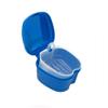 Dental Denture Case, Denture Box with Strainer Cleaner Denture Bath Box for Retainer, False Teeth, and Denture Cleaning view 1