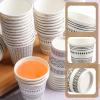 600 Pack Disposable 3 oz Paper Cups, Mouthwash Small Tasting Cups Bathroom Paper Coffee Cold Beverage Drinking Cup for Picnic, BBQ, Party, Travel and Event (Stylish) view 4