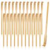 Yinkin 24 Pieces Bamboo Back Scratcher Bulk Long Manual Back Massager Traditional Wooden Back Scratcher for Itching Relief and Body Massage Elderly Men Women Christmas Gifts for Nursing Home view 1