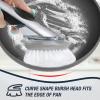 Brush Refills for OXO Dish Brush - 4 Pack Dish Brush Cleaning Soap Dispensing Head Replacement for Scrubber(Grey) view 3