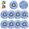 10 Pack Spin Mop Replacement Heads, Only Fit for RinseClean 2-Tank System, 100% Microfiber Spin Mop Refills,Spinning Mop Replace Head for Easy Wring Mop Floor Cleaning view 1