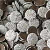Bayside Candy Regular Nonpareils Dark Chocolate - French Style Chocolate Sprinkles Candy - Dark Chocolate Nonpareils - Chocolate Discs Topped with White Nonpareils (1.5LB) view 1