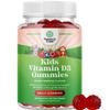 Chewable Vitamin D Gummies for Kids - Delicious Vitamin D 1000 IU Per Serving - Toddlers Immune Support Gummies - Berries Flavored Supplement for Bones Health & Muscles - Gelatin Free - 60 Chews view 1