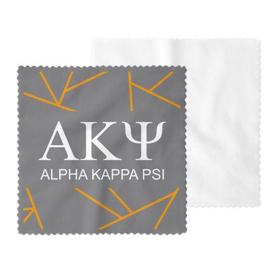 Alpha Kappa Psi Fraternity Eyeglass Cleaner & Microfiber Cleaning Cloth (Alpha Kappa Psi 3)