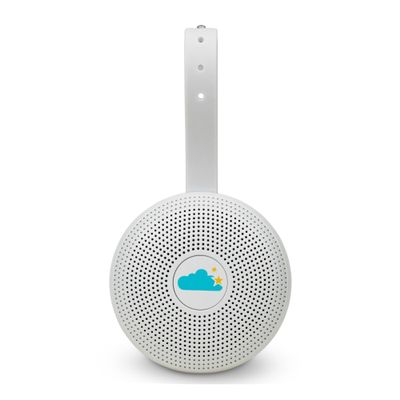 Yogasleep Hushh+ Portable White Noise Machine for Baby, 20 Soothing Natural Sounds, Amber Night Light, Wireless Charging & Speaker, Compact Size, Noise Canceling for Better Sleep & Nursery Must Have