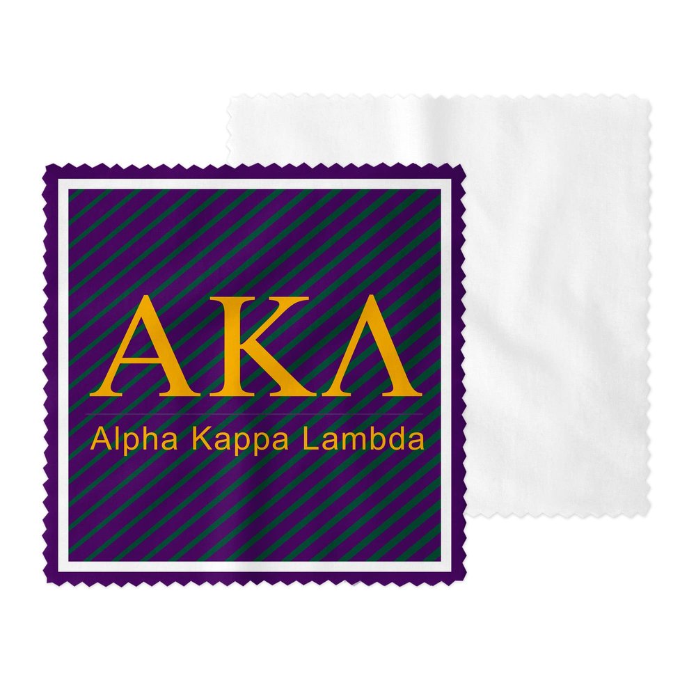 Alpha Kappa Lambda Fraternity Eyeglass Cleaner & Microfiber Cleaning Cloth (Alpha Kappa Lambda #8)