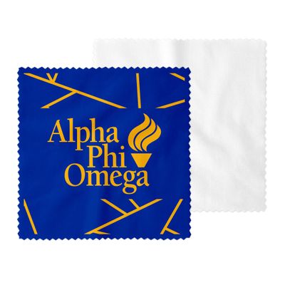 Alpha Phi Omega Eyeglass Cleaner & Microfiber Cleaning Cloth (Alpha Phi Omega - 8)
