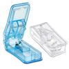 2 Pcs Professional Pill Cutter - for Cutting Small or Large Pill in Half - Blue and White view 1