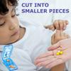 2 Pcs Professional Pill Cutter - for Cutting Small or Large Pill in Half - Blue and White view 4