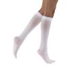 JOBST Anti-Embolism Compression Stockings, 18 mmHg, Knee High, Closed Toe, White - Choose Your Size view 1