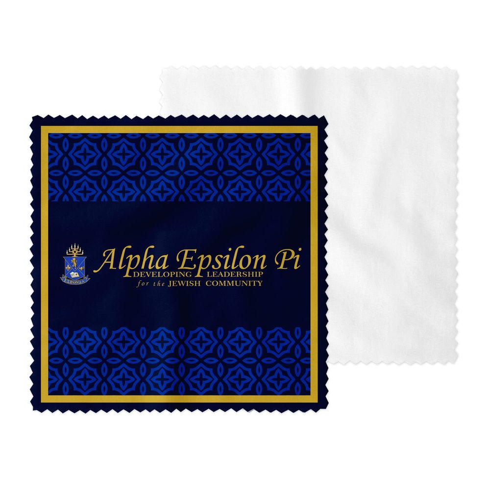 Alpha Epsilon Pi Eyeglass Cleaner & Microfiber Cleaning Cloth (Alpha Epsilon Pi - 8)