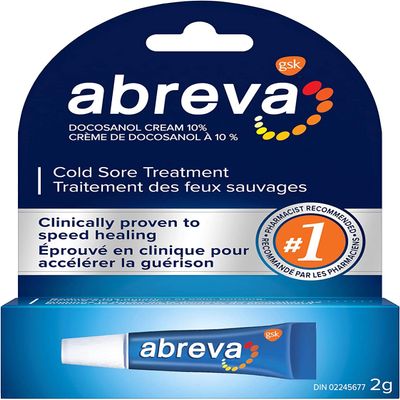 Abreva Cold Sore/Fever Blister Treatment 2g (Pack of 3)