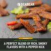 SeaBear Peppered Wild King Salmon Jerky 2-Pack Smoked Salmon Jerky, Wild-Caught Alaskan Salmon, High-Protein Snack, Cold Smoked, Ready to Eat, Cracked Pepper Flavor, 2.5 oz Bag (Pack of 2) view 3