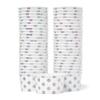 MATICAN Paper Ice Cream Cups, 50-Count 5.5-Oz Disposable Dessert Bowls for Hot or Cold Food, 5.5-Ounce Party Supplies Treat Cups for Sundae, Frozen Yogurt, Soup, Silver Foil Polka Dots view 1
