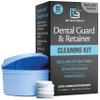 Retainer Cleaner and Soak Container, No-Mess Cleaning Tablets with Universal Denture Bath Case and Strainer, Multipurpose, for Mouth Guard Stains, Odor, and Plaque (92 Tablets + 1 Bath) by M3 view 1