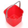 Peohud 4 Pack Sanitizing Buckets, 3 Quart Small Cleaning Pail, Square Detergent Bucket with Spout and Handle for Home, Offices, School, Commercial Use view 3
