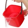 Peohud 4 Pack Sanitizing Buckets, 3 Quart Small Cleaning Pail, Square Detergent Bucket with Spout and Handle for Home, Offices, School, Commercial Use view 4