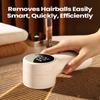 GAIATOP Fabric Shaver Rechargeable Lint Remover 3 Speeds Sweater Defuzzer, Cute Digital Screen Large Storage 6-Leaf Blades, Fuzz Pills Bobbles Trimmer for Clothes Furniture Bedclothes White 1 pcs view 2