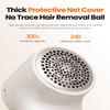 GAIATOP Fabric Shaver Rechargeable Lint Remover 3 Speeds Sweater Defuzzer, Cute Digital Screen Large Storage 6-Leaf Blades, Fuzz Pills Bobbles Trimmer for Clothes Furniture Bedclothes White 1 pcs view 4