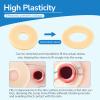 10PCS Ostomy Barrier Rings, Ostomy Supplies, 4mm Thickness Moldable Ostomy Rings Medical Grade Hydrocolloid Adhesive Barrier Rings Better Seal for Ostomy Bags (Box of 10) view 3