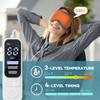 Heated Eye Mask, Warm Eye Compress Mask, USB Electric Eye Heating Pad with Temperature & Timer Control, Dry Eye Mask for Dry Eyes Blepharitis Sinus Migraine Stye MGD Puffiness Gray view 3