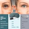 Heated Eye Mask, Warm Eye Compress Mask, USB Electric Eye Heating Pad with Temperature & Timer Control, Dry Eye Mask for Dry Eyes Blepharitis Sinus Migraine Stye MGD Puffiness Gray view 4