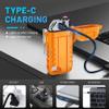 Lafagiet USB C Rechargeable Lighter, 360 Flexible Neck, Wind & Water Proof, Electric Arc Lighters for Candle, Camping view 2