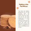 Nyakers Pepparkakor Swedish Ginger Snaps Cookies, Vegan Cookies, Dairy-Free Snacks, Gourmet Cookies, Food Gift for Holidays, Christmas, Thanksgiving - Window Box - 5.3oz (Orange) view 3