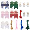 Crafans 30 Sets Paper Wedding Candy Boxes 5 Colors Creative Tower Shape Gift Packaging Boxes with Ribbon Foldable Wedding Gift Boxes for Wedding Christmas Party Favors Valentine's Day view 2
