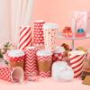 Sosation 90 Pcs/ 30 Set Valentine's Day Coffee Paper Cups with Lids and Sleeves 16 oz Disposable Hot Cocoa Cups Valentines Pink Paper Beverage Tumbler for Hot Chocolate Bar Accessories, 6 Styles view 1