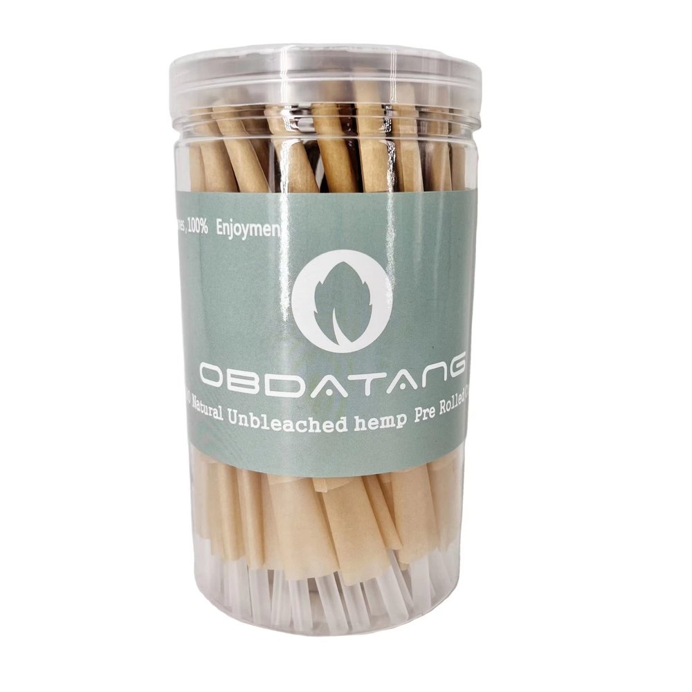 100 Pcs Pack Pre-rolled Natural Brown Cones 98mm Size