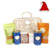 Jaiccha Ghasitaram Christmas Gifts Jute Fancy Basket/ Carry Bag/ Magazine Holder of Assorments with Kaju Katli view 1