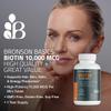 Bronson Biotin 10,000mcg, Supports Healthy Hair, Skin and Nails, Vegetarian, Non-GMO, 150 Tablets view 3