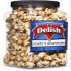 Gourmet Cookies 'n Cream Popcorn by Its Delish, 16 Oz (1 Lb) Jumbo Container Bulk Popcorn  Festive Caramel Air Popped Sweet Crunchy White & Dark Drizzle Glazed Carmel Corn Snack, Parties - Dairy-Free, Kosher view 1