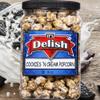Gourmet Cookies 'n Cream Popcorn by Its Delish, 16 Oz (1 Lb) Jumbo Container Bulk Popcorn  Festive Caramel Air Popped Sweet Crunchy White & Dark Drizzle Glazed Carmel Corn Snack, Parties - Dairy-Free, Kosher view 3