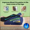 Leg Elevation Pillow by Recovery Wedge, Inflatable Wedge Pillow for Sleeping and Post-Surgical Recovery, Improve Circulation and Reduce Swelling, Speed Injury Recovery. (Extra Large Triangle) view 2